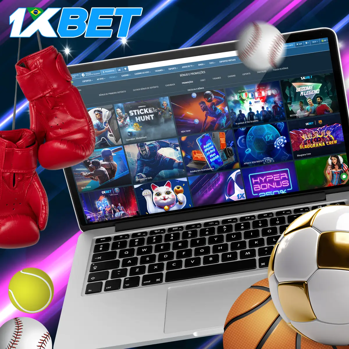 Programa de bônus de apostas esportivas 1xBet para novos jogadores 1xBet no Brasil.