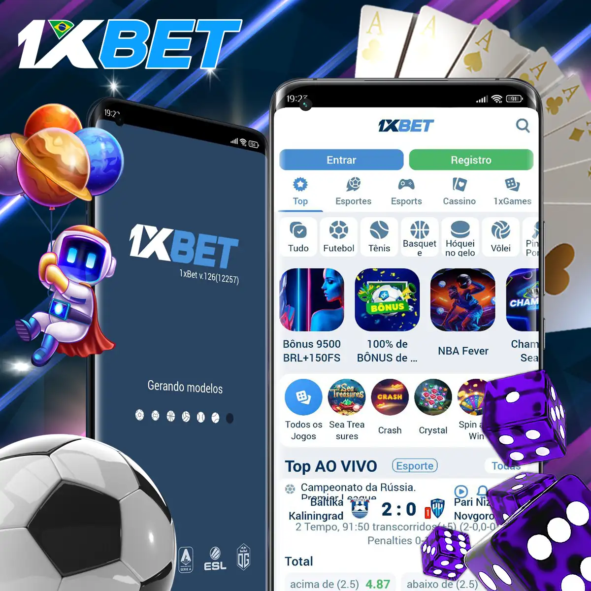 Leia mais sobre a aplicação 1xBet.