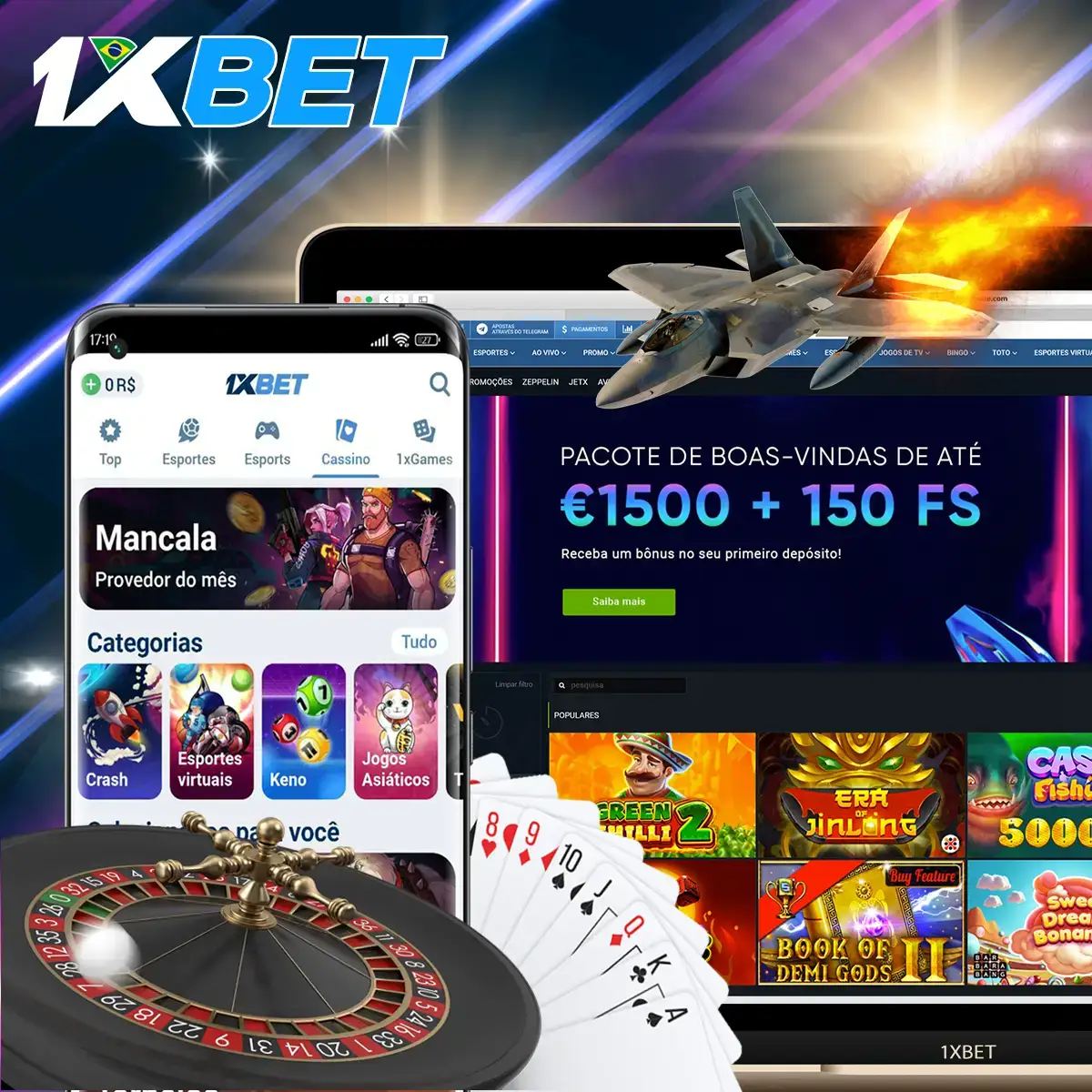 O casino 1xBet no Brasil oferece uma variedade de jogos.