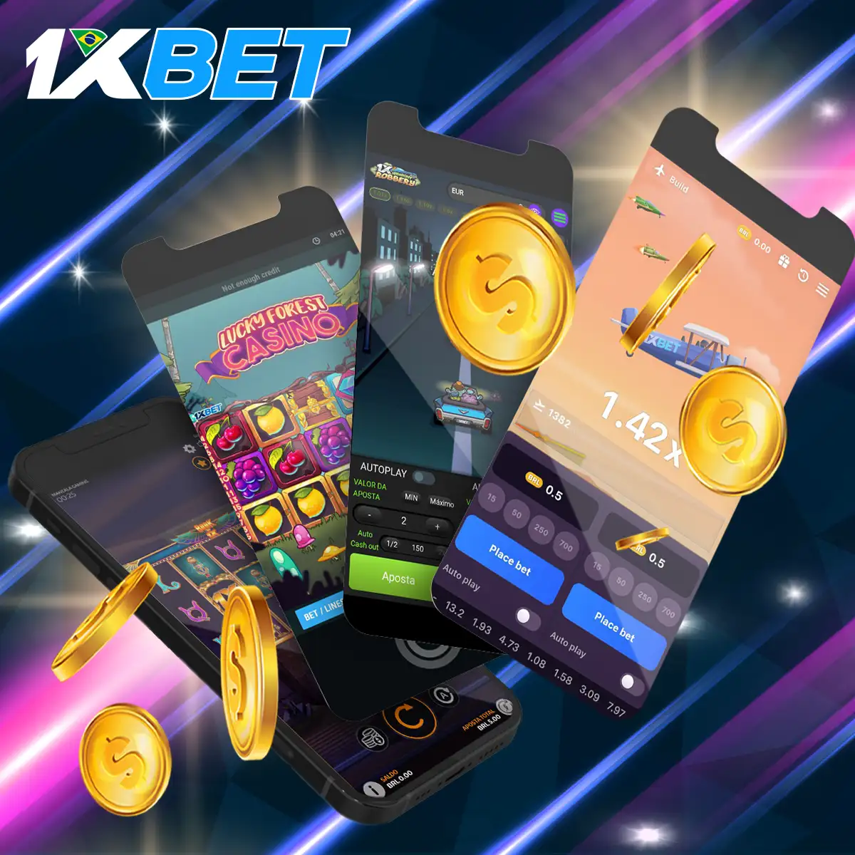 1xBet oferece jogos exclusivos.