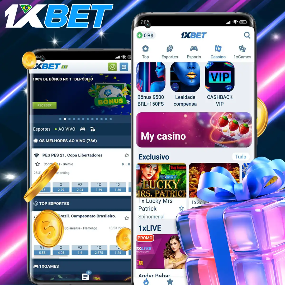 Programa de bónus 1xBet casino