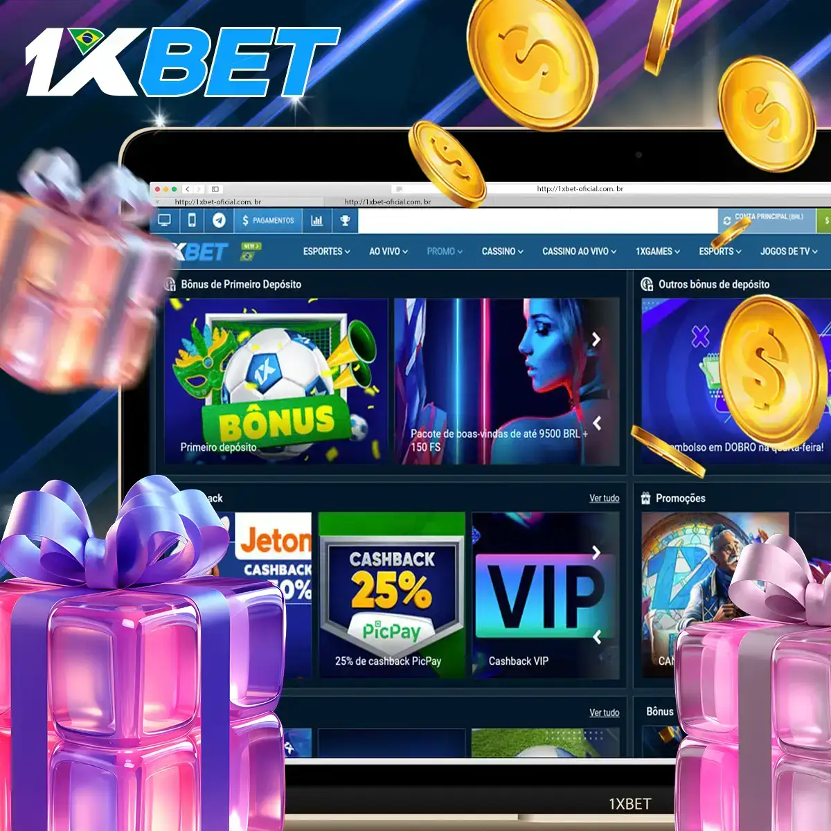 Promoção X2 a meio da semana na 1xBet.