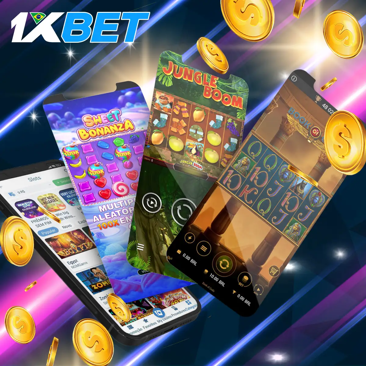 As slots são o jogo mais popular na 1xBet.